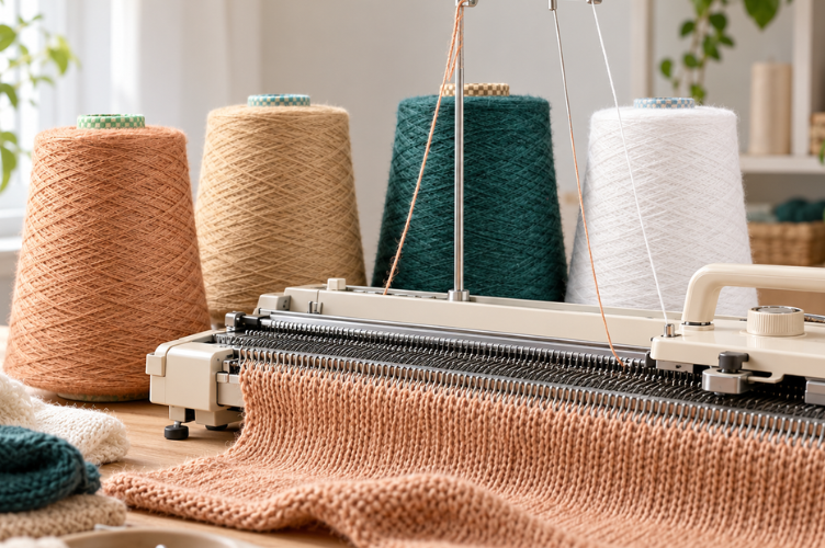 Konengarn für Strickmaschinen richtig wählen